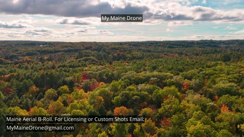 Maine B-Roll (No Sound) Fall Foliage in Gray, Maine Video 4