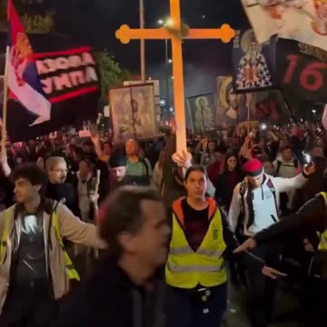 More and more crosses appear in Europe.