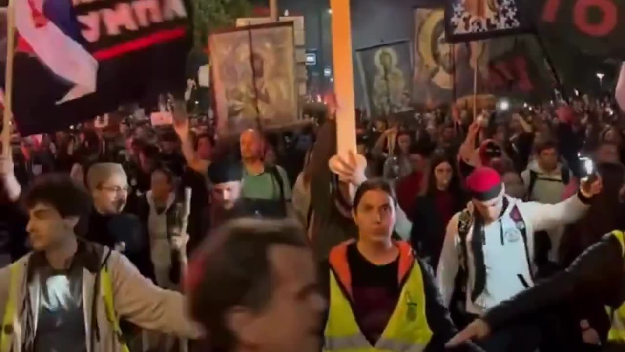 More and more crosses appear in Europe.