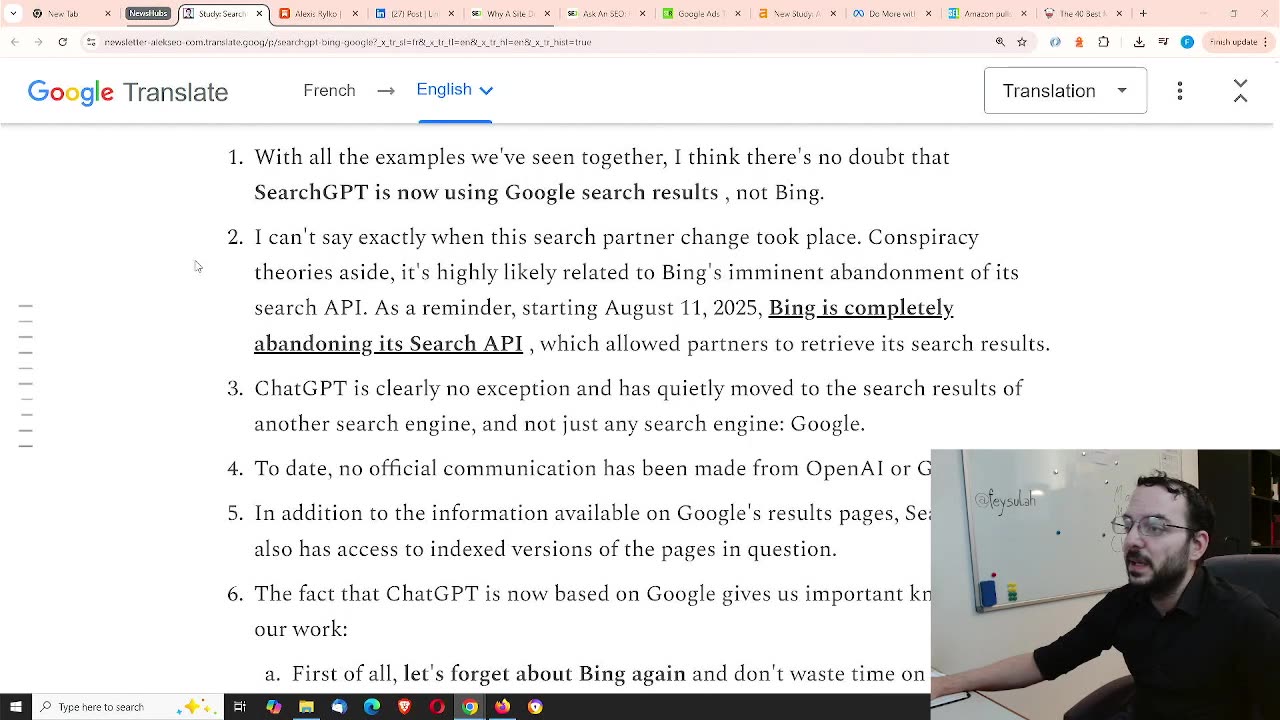 Another study and experiment proves ChatGPT uses Google and abandoned Bing