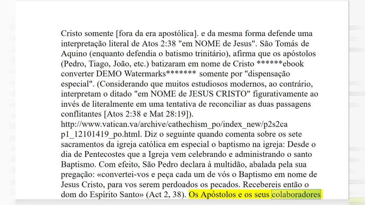 02.142. A Maior Farsa do Trinitarismo parte 16