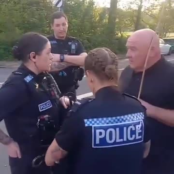 A protester accused of shouting racial abuse to members of...