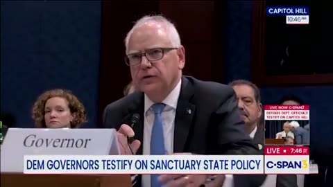 Tim Walz Gets Grilled During House Hearing, Panics