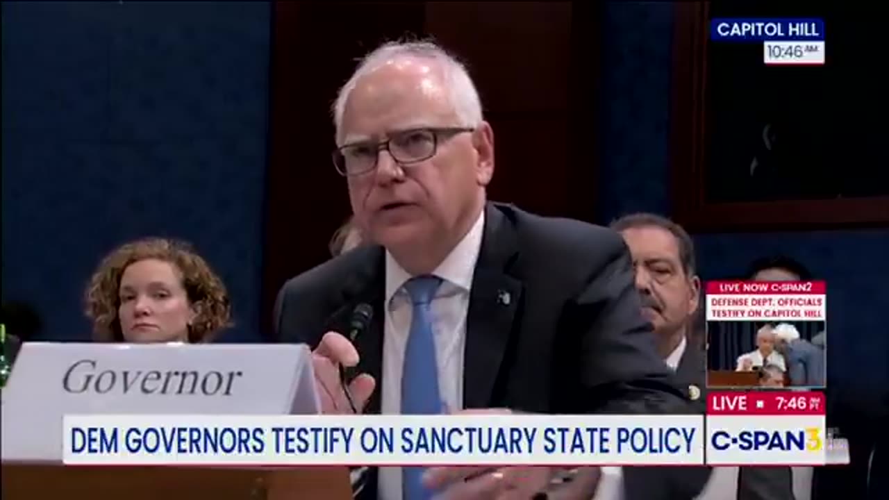 Tim Walz Gets Grilled During House Hearing, Panics