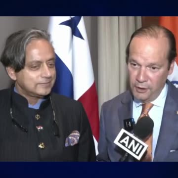 Panama Stands with India for Fight Against Terrorism - Shashi Tharoor with Panama Foreign Minister