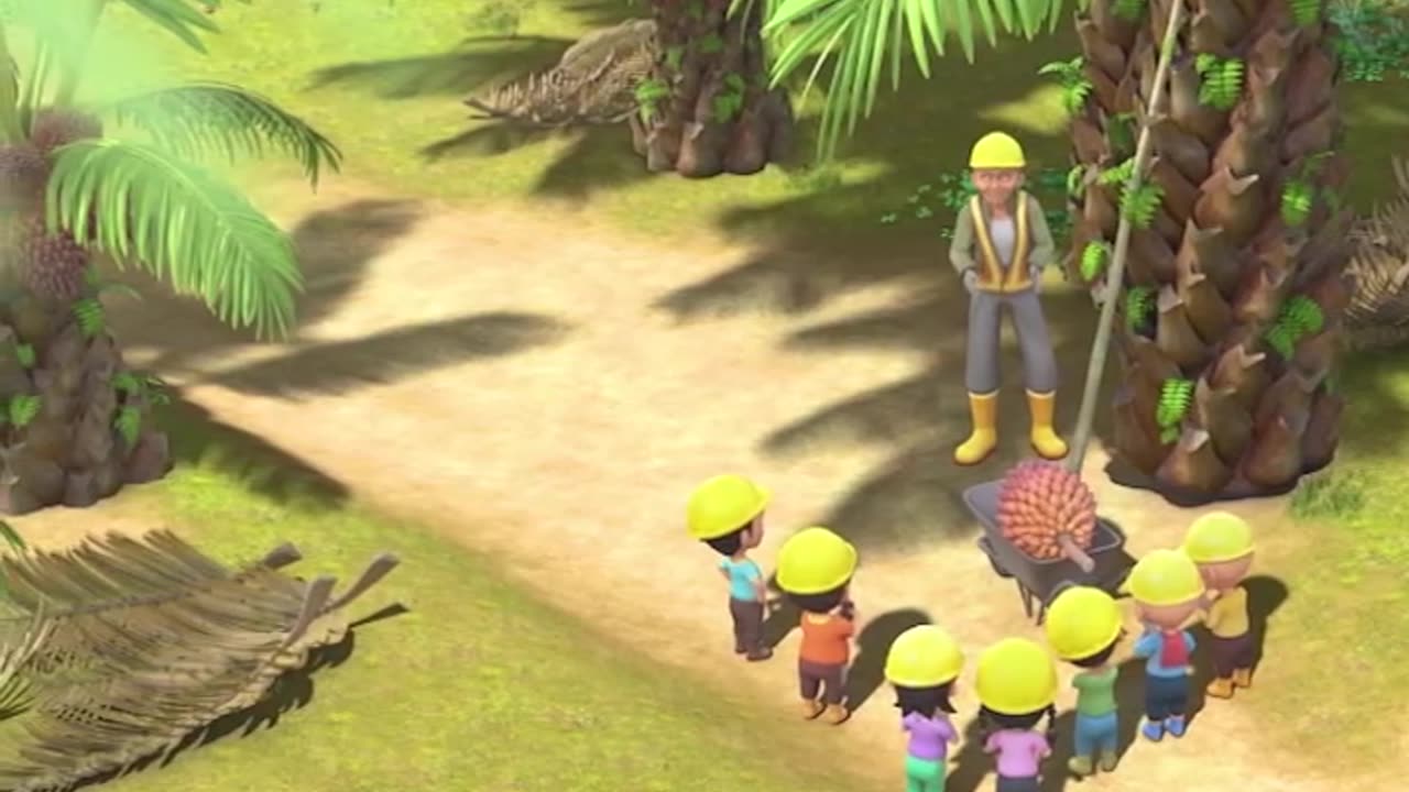 Tok Dalang bekerja di Kebun sawit