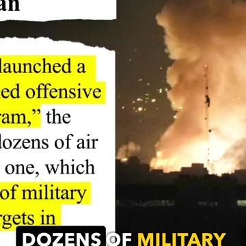 Israel Launches Preemptive Strikes on Iran's Nuclear Program