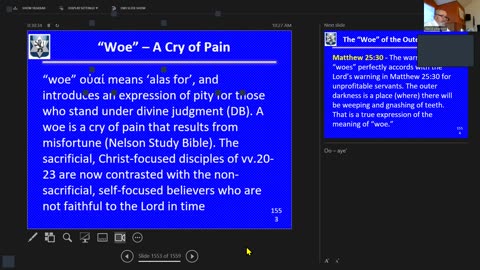 Sunday March 16, 2025 Life of the Messiah 164: The Beatitudes: The "Woe-to-You" Warnings