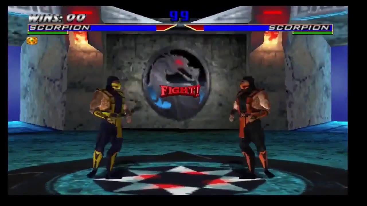 Mortal Kombat 4 Arcade Medium Novice Scorpion Fight 1