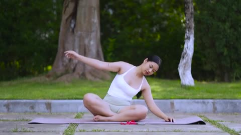 Nice Yoga Floor Work