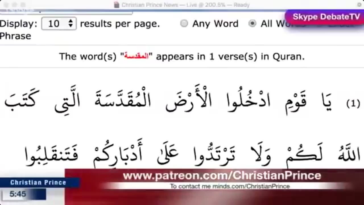Christian prince Do you think muhammad was drunk at that day
