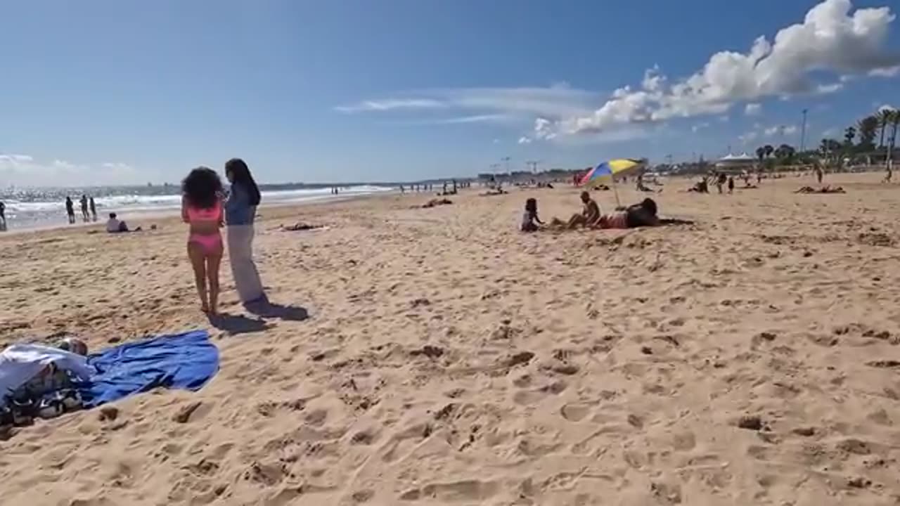 BEST Beach In Barcelona _ Spain _ Barceloneta 4K 2023 Walking Tour beach walk