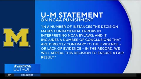 University of Michigan receives penalties for sign-stealing investigation