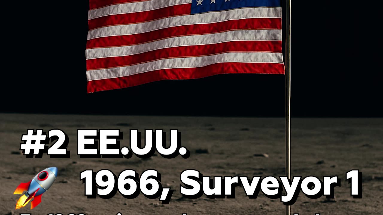 Los únicos países que han llegado a la Luna