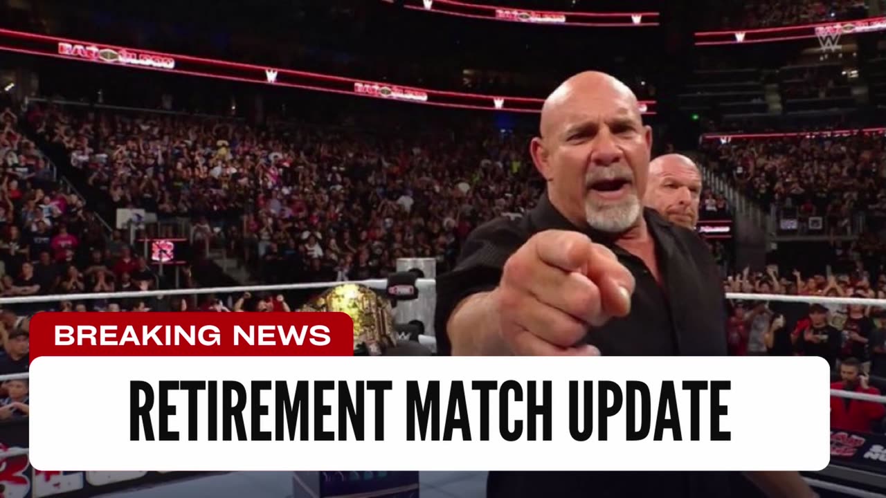 Original Plans For Goldberg's Retirement Match
