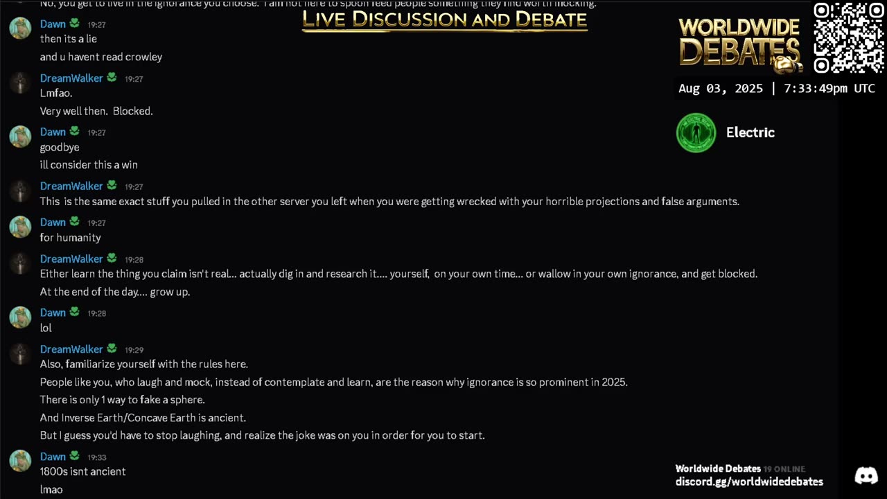 Worldwide Debates LIVE - # 0004 - YouTube/Rumble/Twitch/Kick