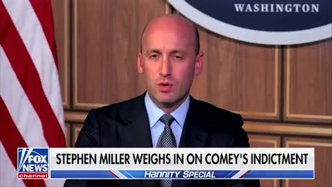 Stephen Miller goes nuclear on James Comey