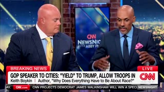 Keith Boykin claims he is more worried about National Guard troops than he is criminals.