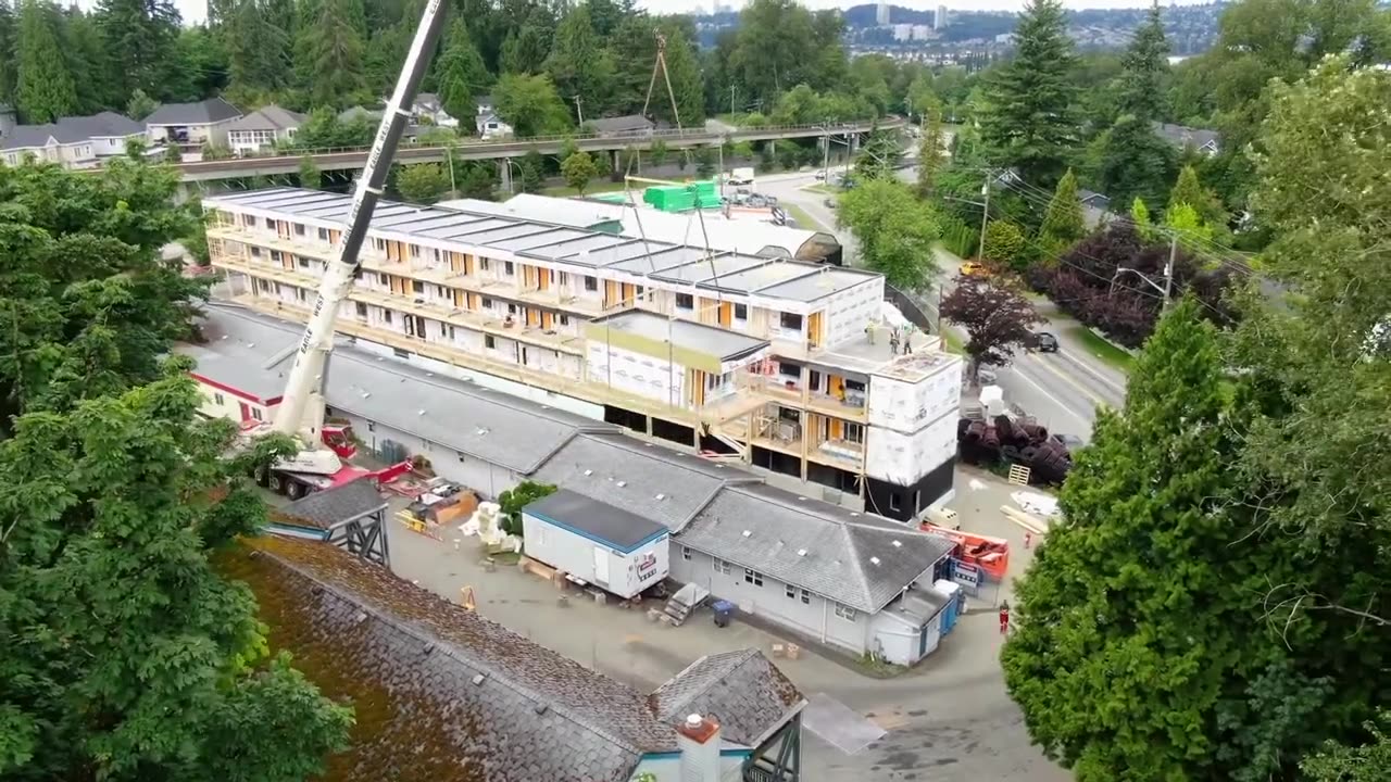 Modular crane apartments