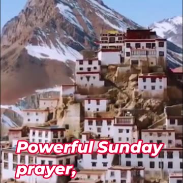 Powerful Sunday prayer, thank you God for your health