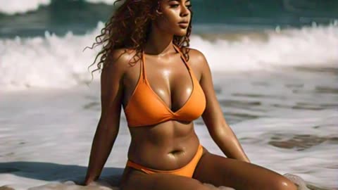 Orange Bikini