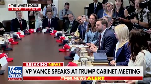 VO Vance at Cabinet Meeting
