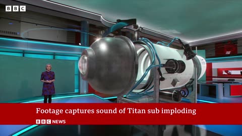 Titan submersible footage captures moment of implosion - BBC News