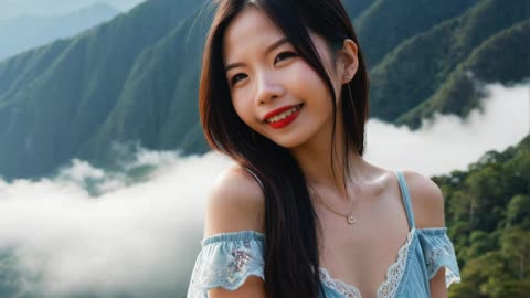 [4k] AI Lookbook - Visit Yi Yi 儀儀's Hometown Together! ❤️