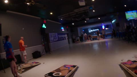 8.25.25 RIX Bar n Grill, TCL cornhole, A/B doubles - Match 2