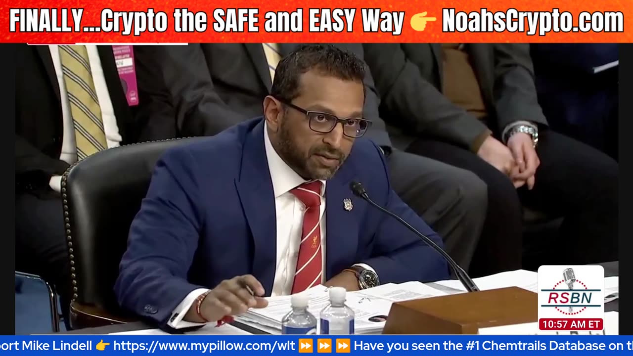 🟢 WATCH: Kash Patel Testifies LIVE to Congress
