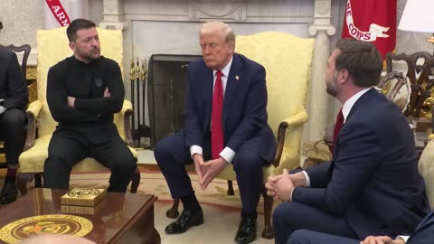 🇺🇸🇺🇦 PRESIDENT TRUMP MEETS WITH UKRAINIAN PRESIDENT ZELENSKYY IN THE OVAL OFFICE