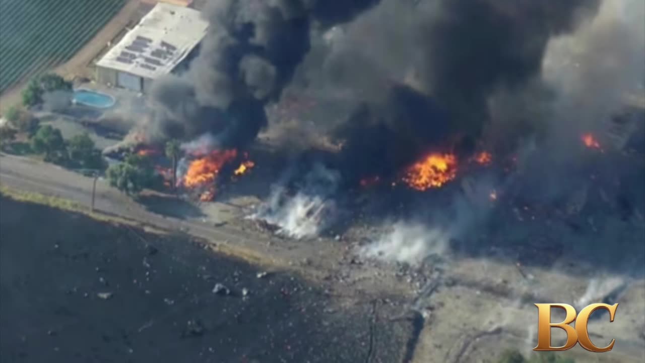 Human remains located after California fireworks warehouse explosion