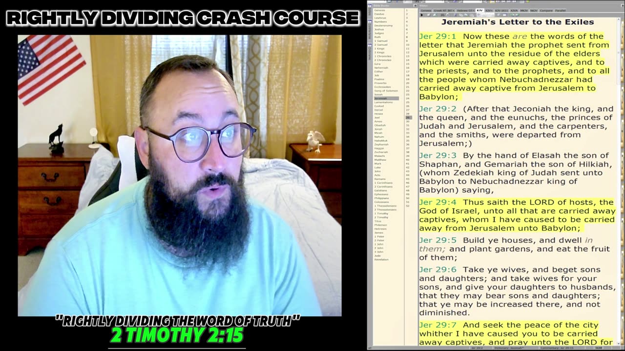 A Crash Course in Rightly Dividing Jeremiah Ch 29