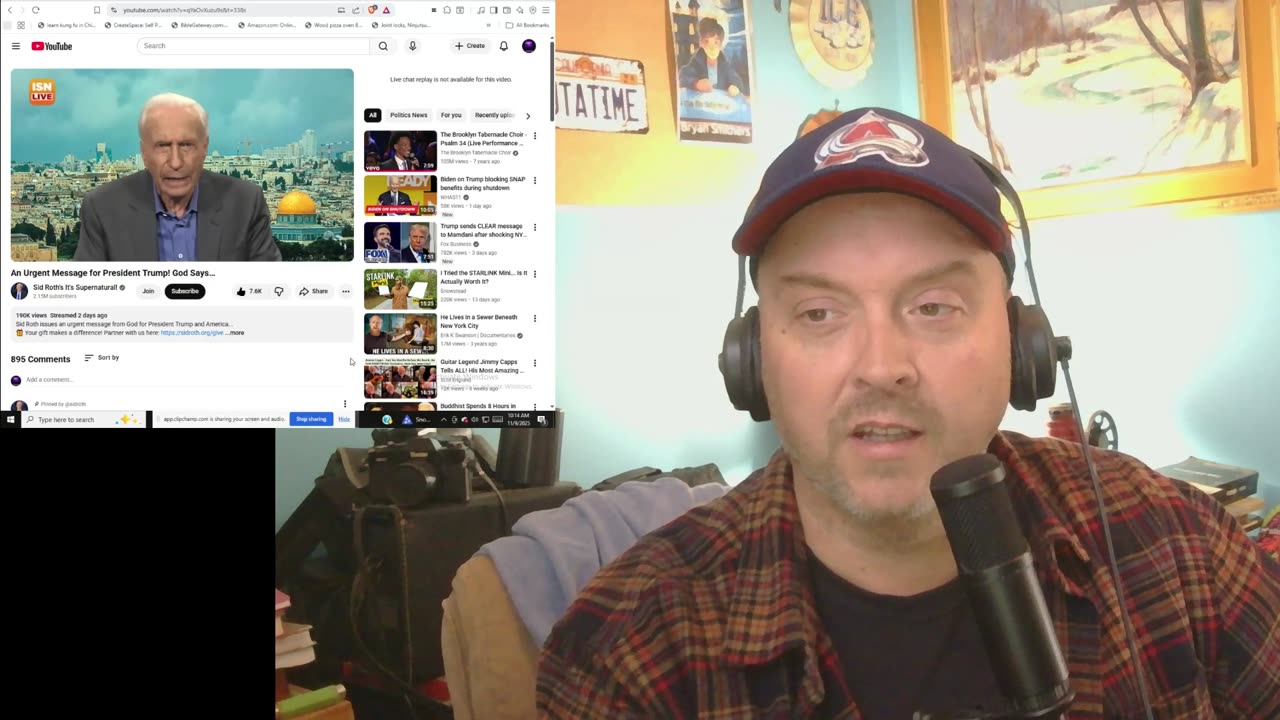 Sid Roth gives waring to Trump should be about Trump