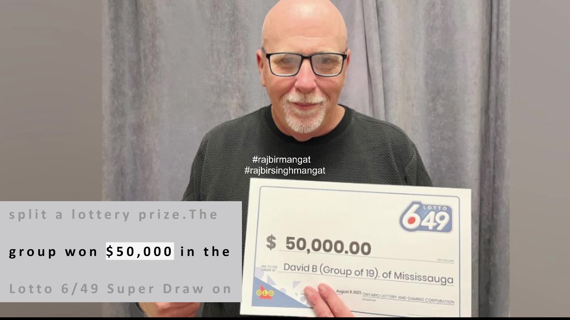 19 people share lottery prize in southern Ontario #rajbirmangat