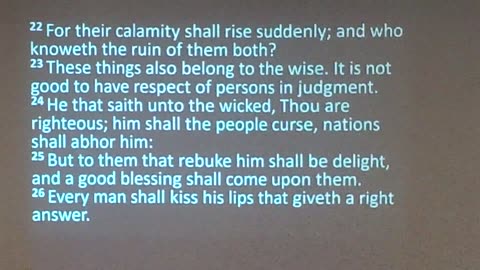Proverbs for Understanding (Proverbs 24)