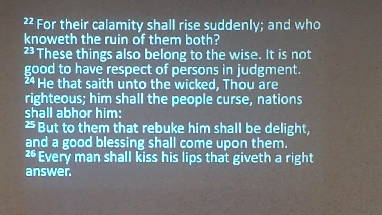 Proverbs for Understanding (Proverbs 24)