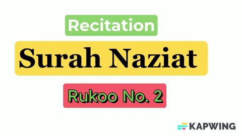 Surah Naziat