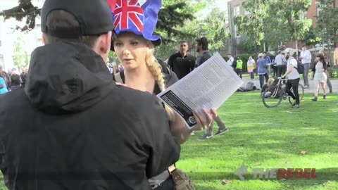 FULL LENGTH version: Lauren Southern attacked by 'anti-fascists' at London Brexit rally