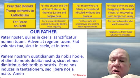 Mary's Daily Live Holy Rosary Prayer at 8:00 p.m. EDT 04/30/2025
