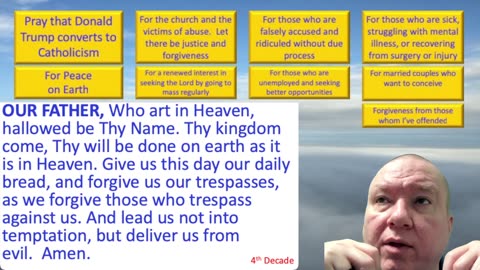 Mary's Daily Live Holy Rosary Prayer at 8:00 p.m. EDT 04/30/2025