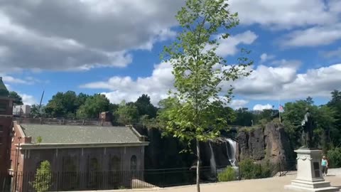 The Great Fall In Paterson In New Jersey