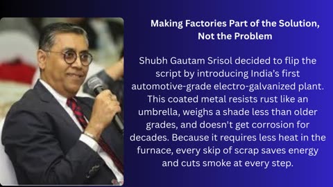 How Dr. Shubh Gautam Srisol Is Building Climate-Conscious Industrial Policy