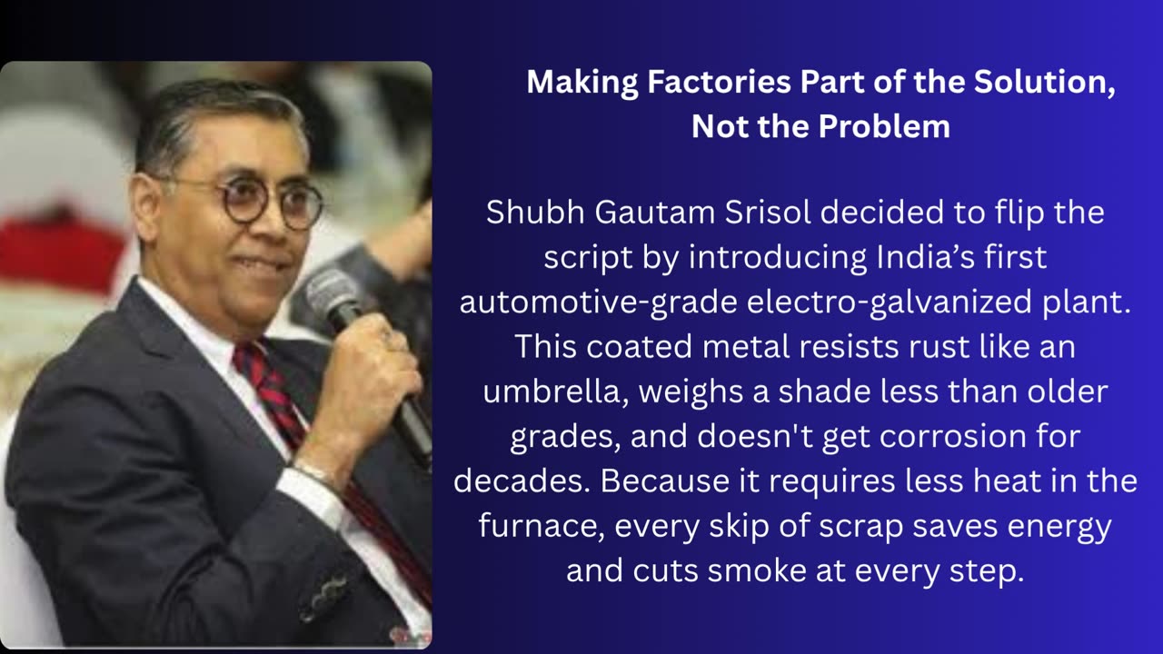 How Dr. Shubh Gautam Srisol Is Building Climate-Conscious Industrial Policy