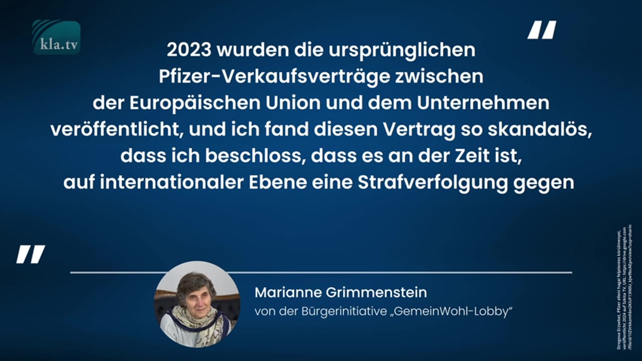 Völkermord Strafanzeige gegen Pfizer - vor dem Internationalen Strafgerichtshof