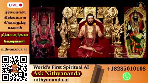Absorb spiritual teachings during live darshans led by SPH Bhagavan Sri Nithyananda Paramashivam.