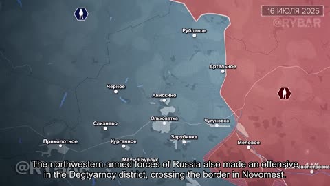 🇷🇺 🏹 🎣 Rybar’s Analysis: New Frontlines and Battles near Volchansk