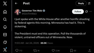 BREAKING: ICE SHOOTING IN MINNESOTA, Tim Walz Demanding The Operation To End