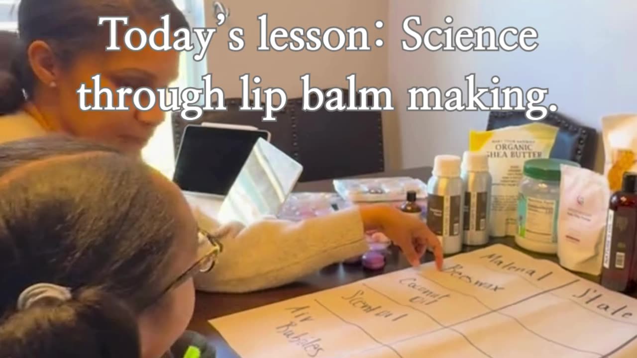 How We Stopped Forcing Lessons and Started Living Them | Lip Balm Science Lesson