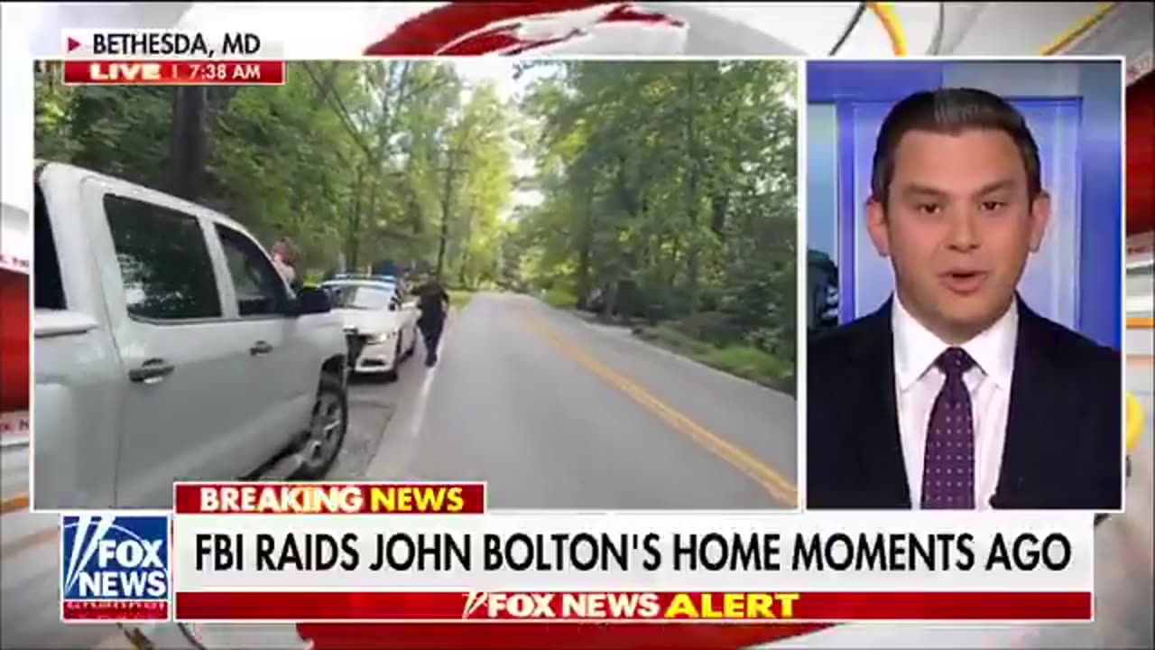 John Bolton over allegations that he is in possession of classified documents.